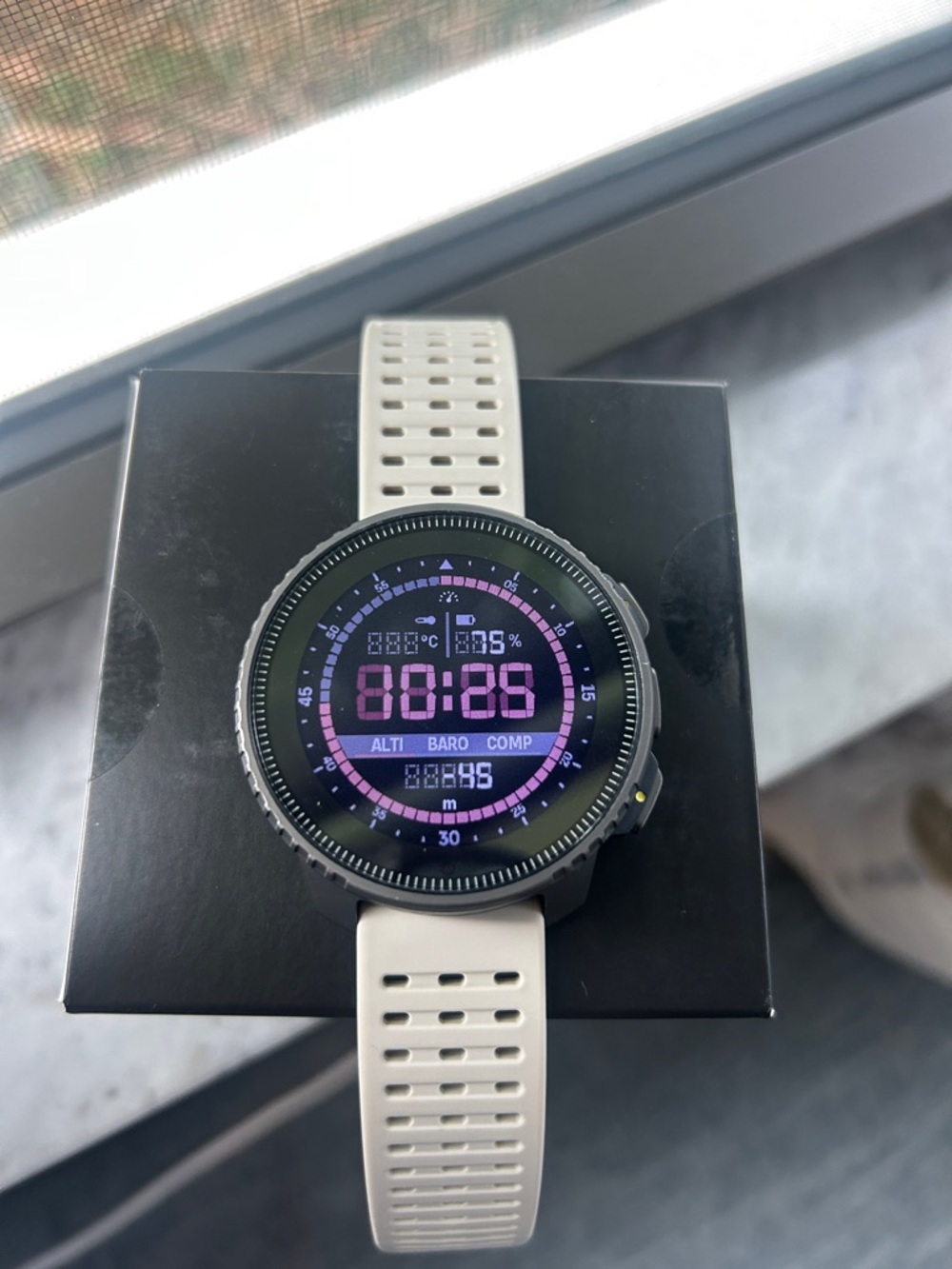 Suunto Vertical 
Smart Digital Sports Watch - Sand Silicone Band
